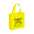 Custom Printed Non-Woven Tote Bag- Yellow